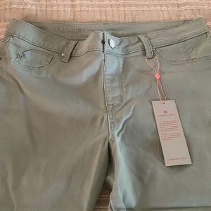 Laurie Felt, green, large, capris